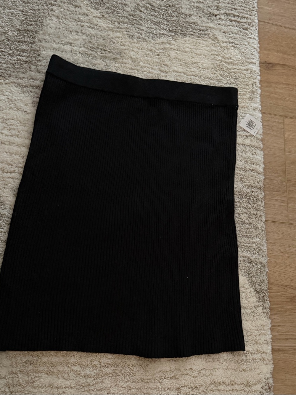 Old Navy Black Ribbed Maxi Skirt